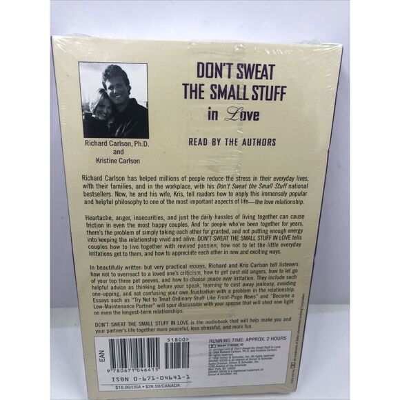 Don't Sweat the Small Stuff in Love : Audio Cassettes - Picture 3 of 7